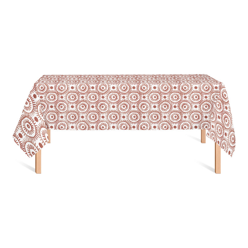 Geometric Tablecloth, Red