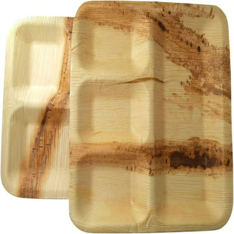 Rectangle Compartment Plates