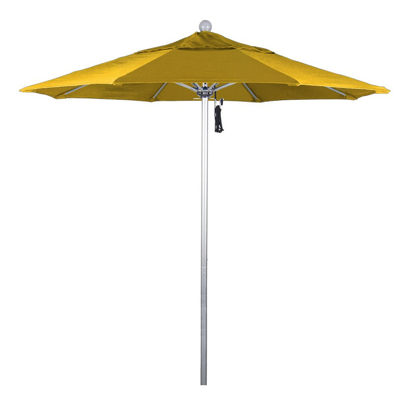 Parasol de marché octogonal 7 pi Anadarko, Jaune