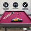 Table de billard portative 6 pi Hathaway, tables de billard pliables pour adultes pour salle de jeux avec rangement pliable facile, comprend boules de billard, queues de billard, craie et brosse
