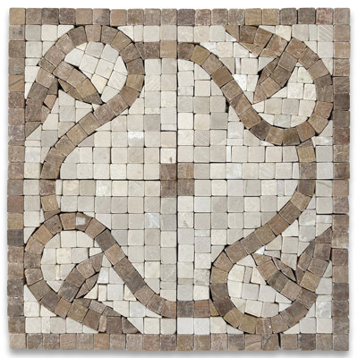 4" x 4" Marble Mosaic Wall & Floor Tile