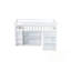 Twin Loft Bed with Drawer, Cabinet, Shelf Cabinet and Pulling -Out Desk-1302687770