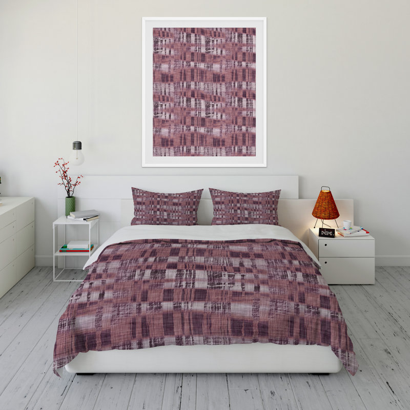 Polyester Box Stitch Geometric Shapes Comforter, Twin Comforter + 1 Standard Pillowcase