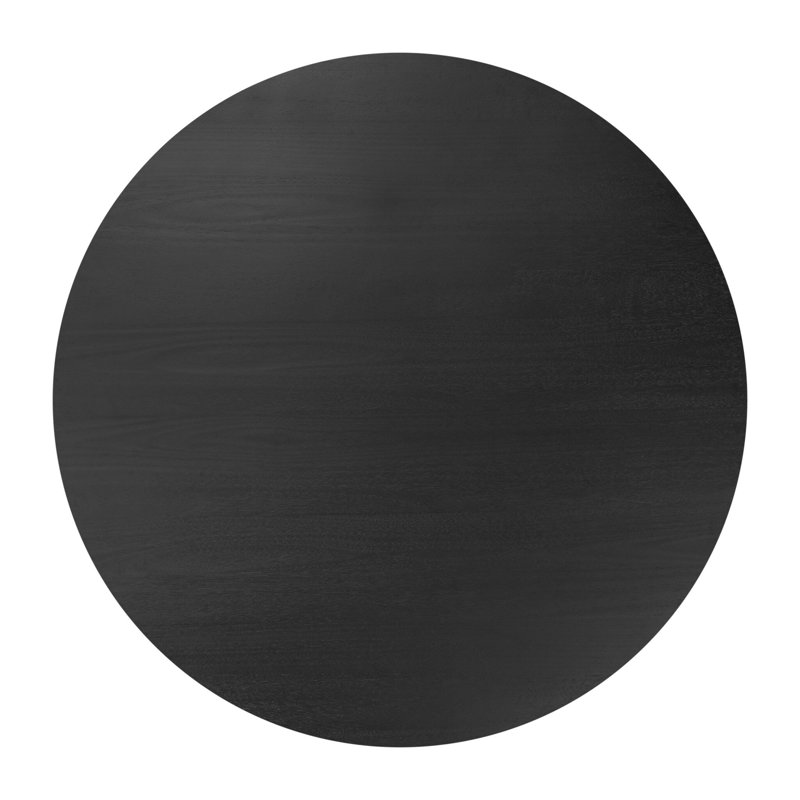 Scalloped Dining Table-Brushed Ebony, Brushed Ebony