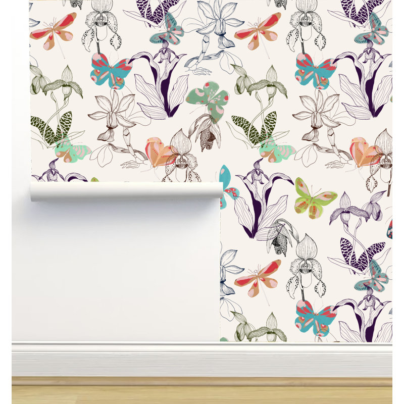 Rouleau de papier peint auto-adhésif texture L 2,16 pi x l 5 po Julia Schumacher Designs