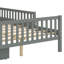 Wooden Platform Bed With Safety Guardrails-699782334-699782331