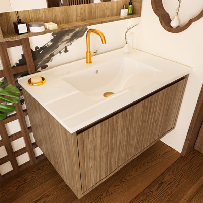 Armoire de meuble-lavabo 30 po sans lavabo en céramique