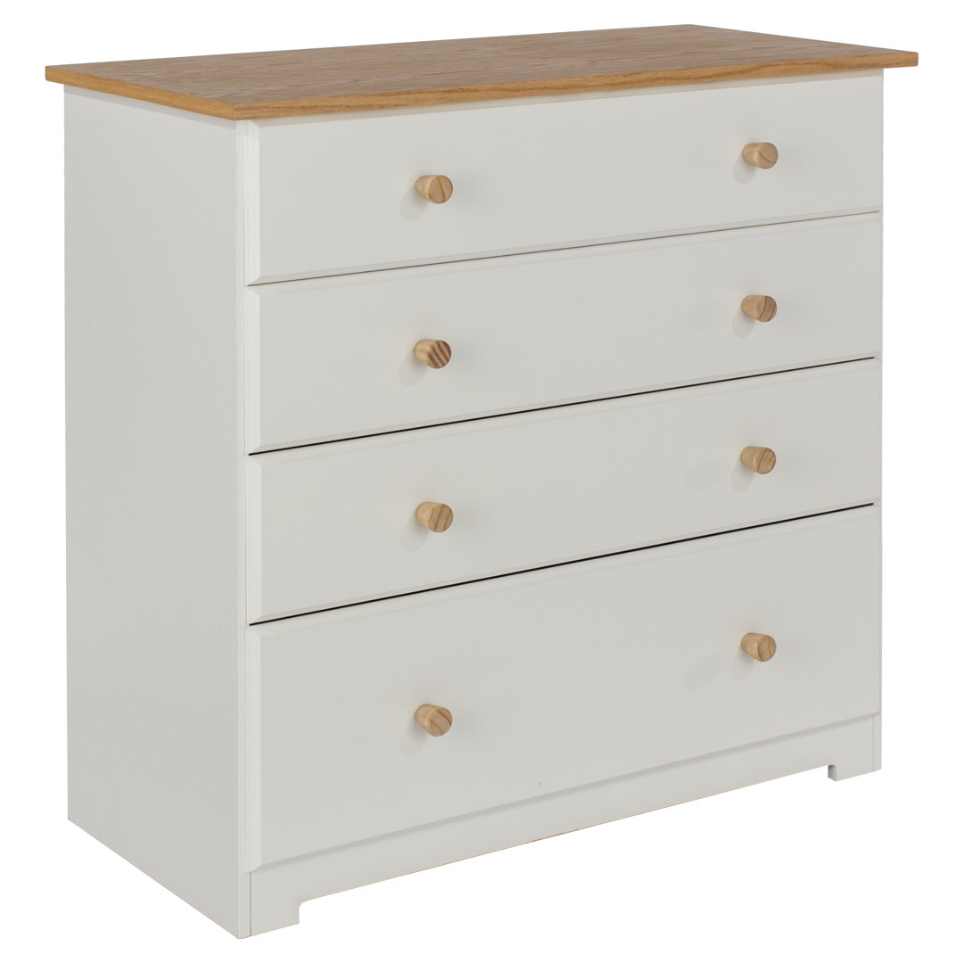 White Wooden 3 Piece Bedroom Set