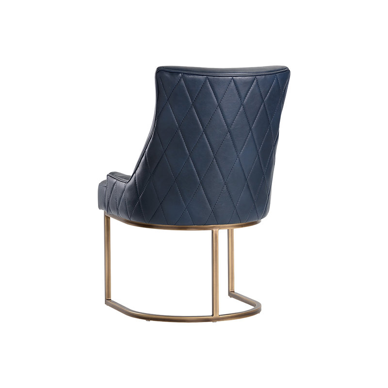 Florence Upholstered Dining Chair, Blue