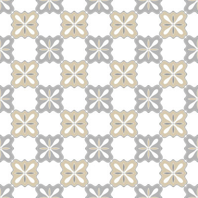 Abstract Tile Peel & Stick Wallpaper N015184
