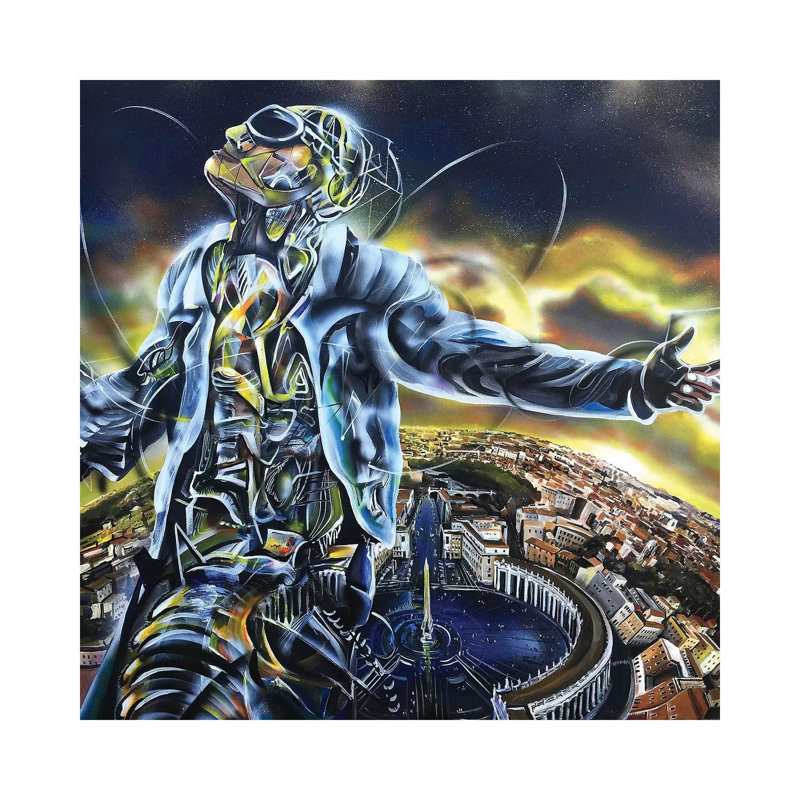 I Am by Piero Manrique - Gallery-Wrapped Canvas Giclée on Canvas, 45.72 cm H x 45.72 cm W, Wrapped Canvas