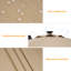 Parasol lumineux en porte-à-faux 132 po Darcie-May-437990482