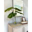 Fausse plante Philodendron 23 po Centerview dans un vase en verre-1602644068
