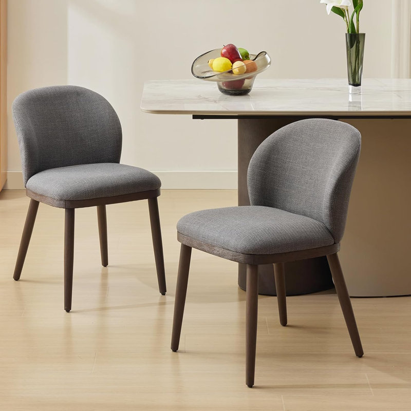 Dining Chairs Set Of 4,Modern Upholstered Kitchen Chairs With Ergonomic Back Support,265Lbs Capacity Dining Room Chairs With Wood Legs For Kitchen Dining Room Restaurant
