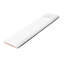 Soho 10" x 2" Polished Ceramic Bullnose Tile Trim in White-54509046