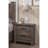 Silver 2-Drawer Nightstand