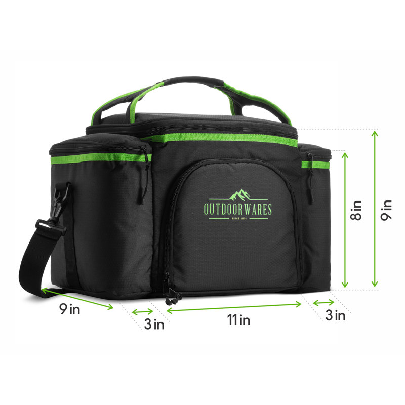 Outdoorwares 10 Quarts Handheld Cooler, Green