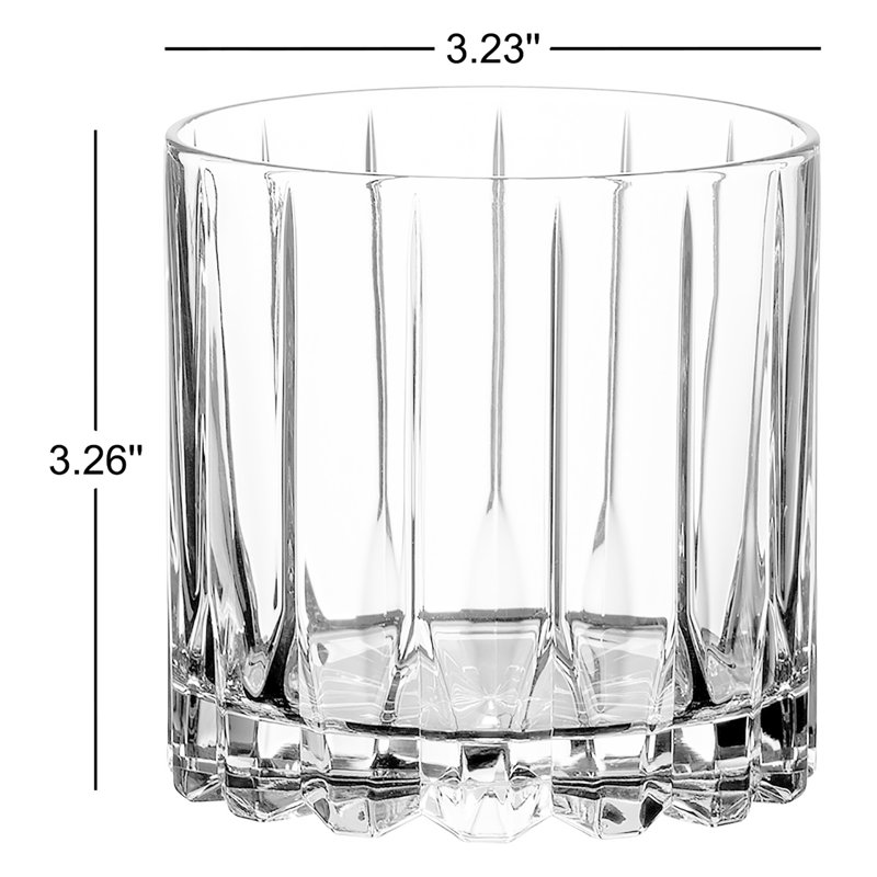 Drink Specific Glassware Rocks Glass, 9 fl. oz., Clear, Pack of 2