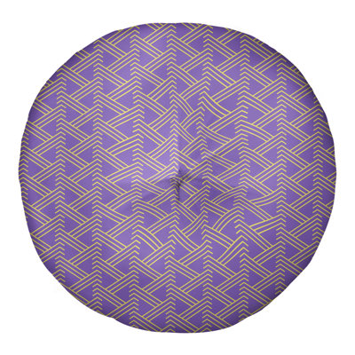 Coussin de sol zig zag classique