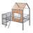 Metal Twin Size Loft Bed With Charming , Rails & Roof Delightful Features-265860578