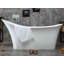 74'' x 33.88'' Freestanding Soaking Solid Surface Bathtub