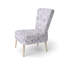 Chaise rembourrée Floral - Chaise d'appoint mauve brise de lavande-1448119527