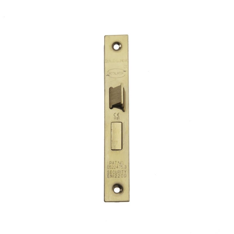 Hulme Bathroom Ce Tested Polished Stainless Steel Lock, Polished Brass, 15cm H x 2.3cm W x 6.5cm D
