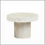 Table basse ronde en fibre de verre