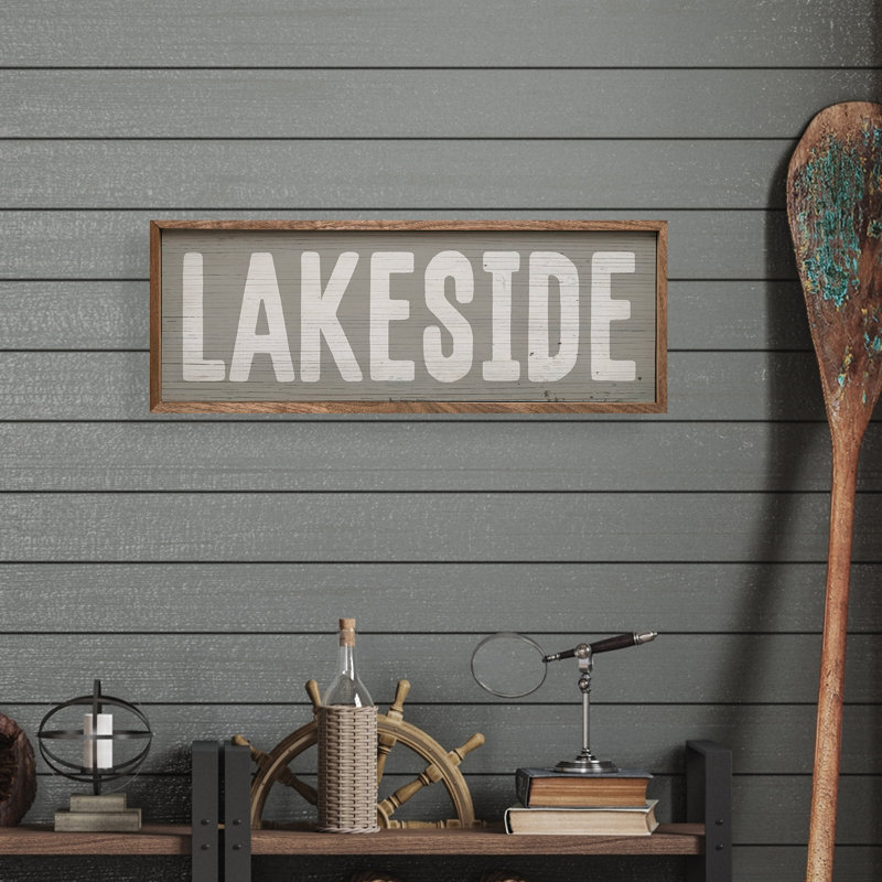 Gris Lakeside, H 16 po x l 48 po