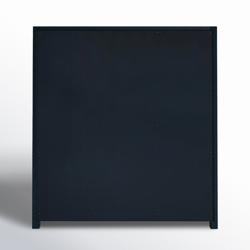 Lark 3 Drawer Nightstand, Navy Blue