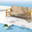 71.3 " W Straight Patio Sofa