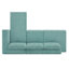 Boneless L-shaped Modular Sectional Sofa Corner Sofa Couch with Double Layer Cushions for Living Room-1362749050