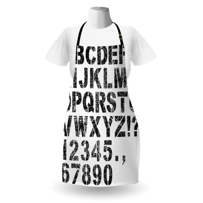 No Pattern Bib Apron