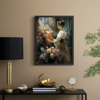 WOMEN Series CDXXXIII Framed Print - Solid Wood