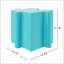 Table d'appoint à casse-tête, table modulaire à bords convexes MGO pour des aménagements personnalisés, intérieur et extérieur-1703027810