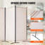Paravent pliable à 3 panneaux, cloison portable et amovible pour séparer les pièces, idéal pour un bureau, une chambre ou un espace de travail. Couleur : beige.-357942665