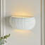 Ceramic Flush Mounted Sconce