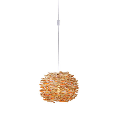 Swag Pendant 1 - Light Brown Single Pendant