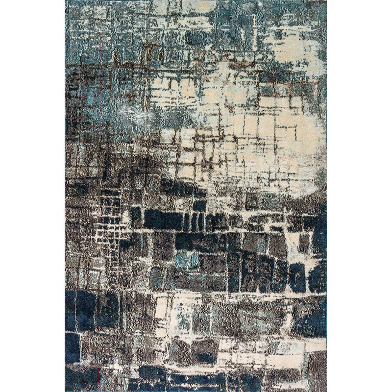 Abstract Indoor Rug, Rectangle 5'3" x 7'7"