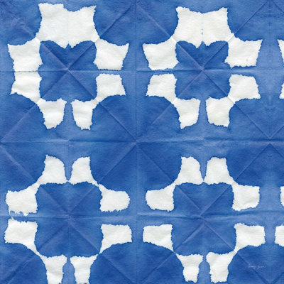 «Aquarelle Blue Square II» par Nancy Green