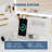 Corner Vanity with Mirror & Lights - Fluted Makeup Table with Charging Station-791174256