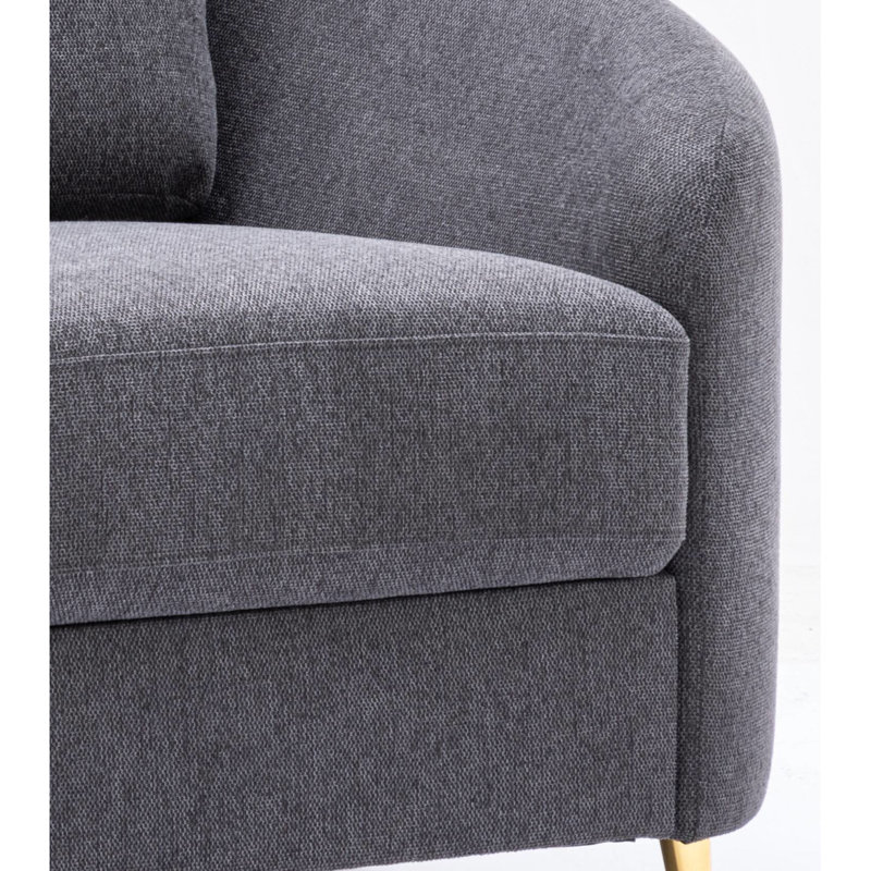 Chaise moderne en lin, chaise confortable