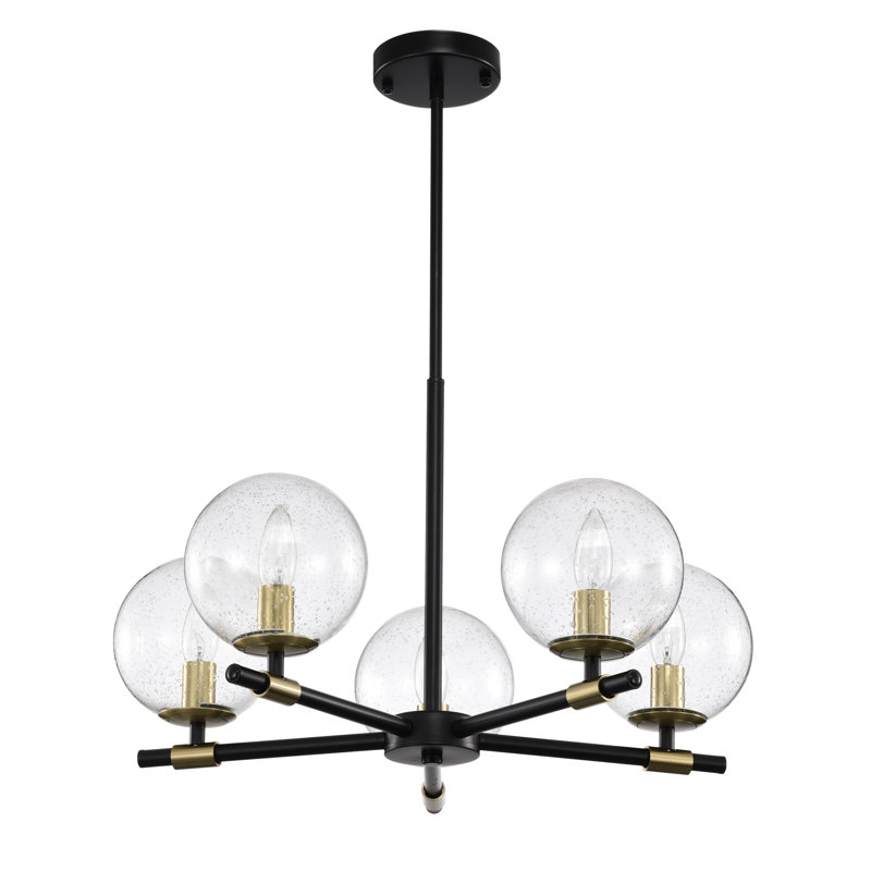 5 - Light Dimmable Modern Linear Chandelier