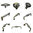 Handle Metal Birdcage Pull Multipack-29109378-29109380