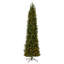 Sapin de Noël mince pré-éclairé-334721033