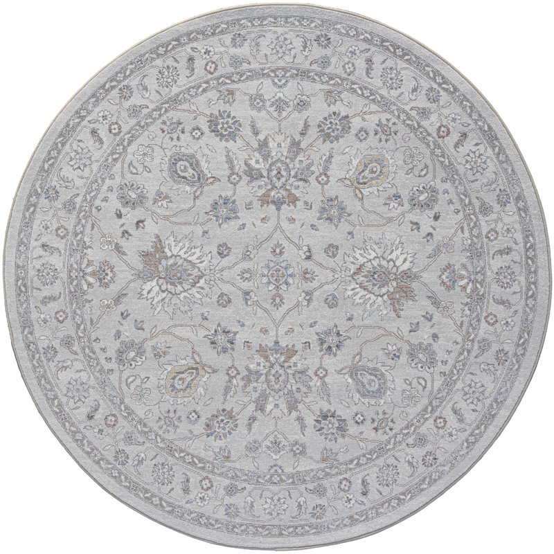 Round Meeks Persian Area Rug, Round 160cm