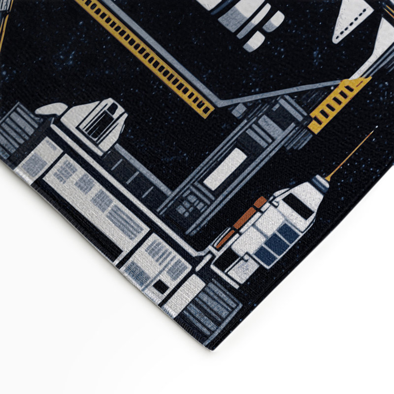 Tapis intérieur et extérieur gris Transport, Rectangle 9 pi x 12 pi