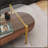 Oval Shaped Glass Coffee Table with Medieval Modern Design, Double-Layer Storage, Transparent Glass and Coffee Brown MDF for Living Room-723033410