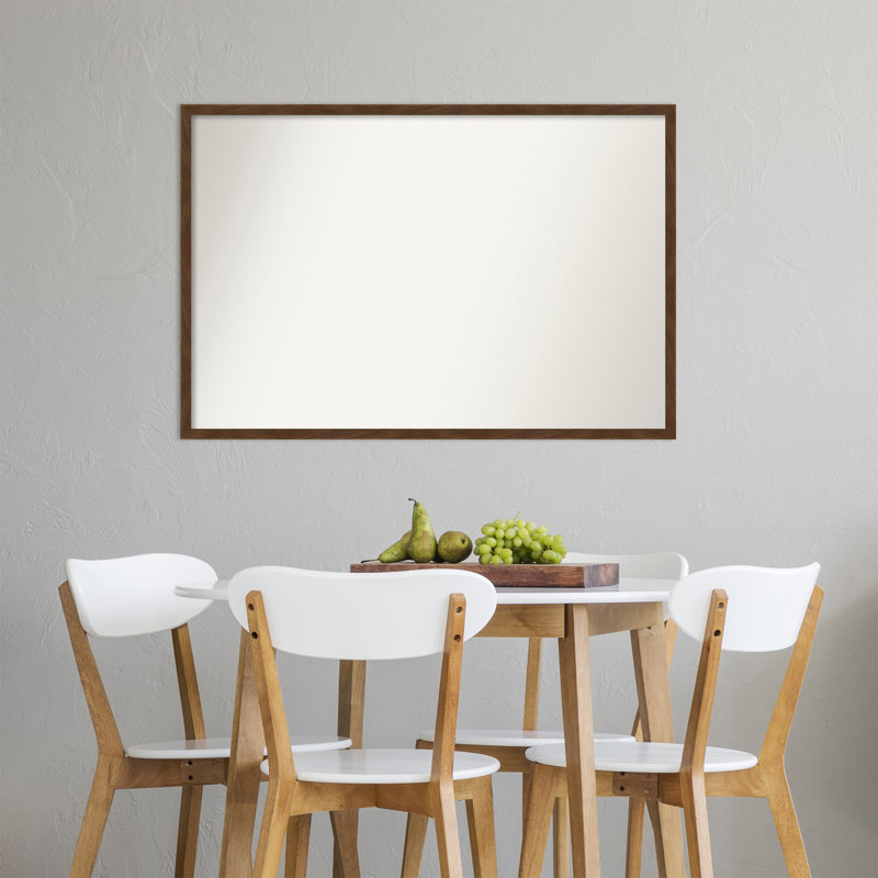 Wood Flat Wall Mirror, 25" x 37", Blonde
