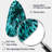 Turquoise And Black - Abstract Irregular Shape Large Metal Wall Art, Modern Asymmetrical Metal Art Print-105585279